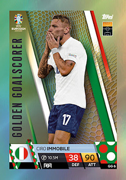 Ciro Immobile Italy Topps Match Attax EURO 2024 Golden Goalscorer #GG6
